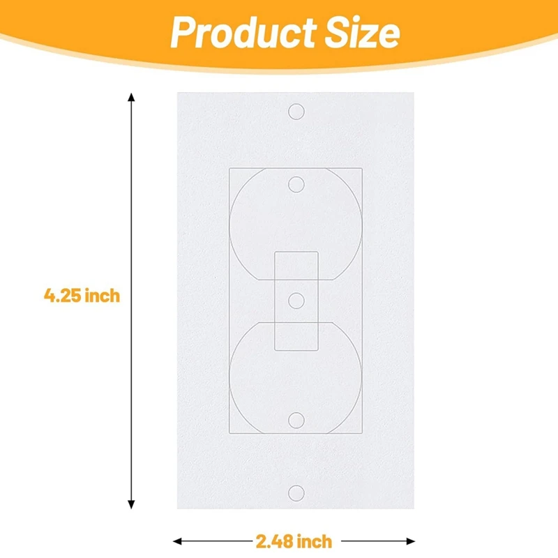 Almofadas de isolamento de saída elétrica, Seladores, Junta de espuma EVA para parede, Tampa do soquete do interruptor, durável, 100pcs