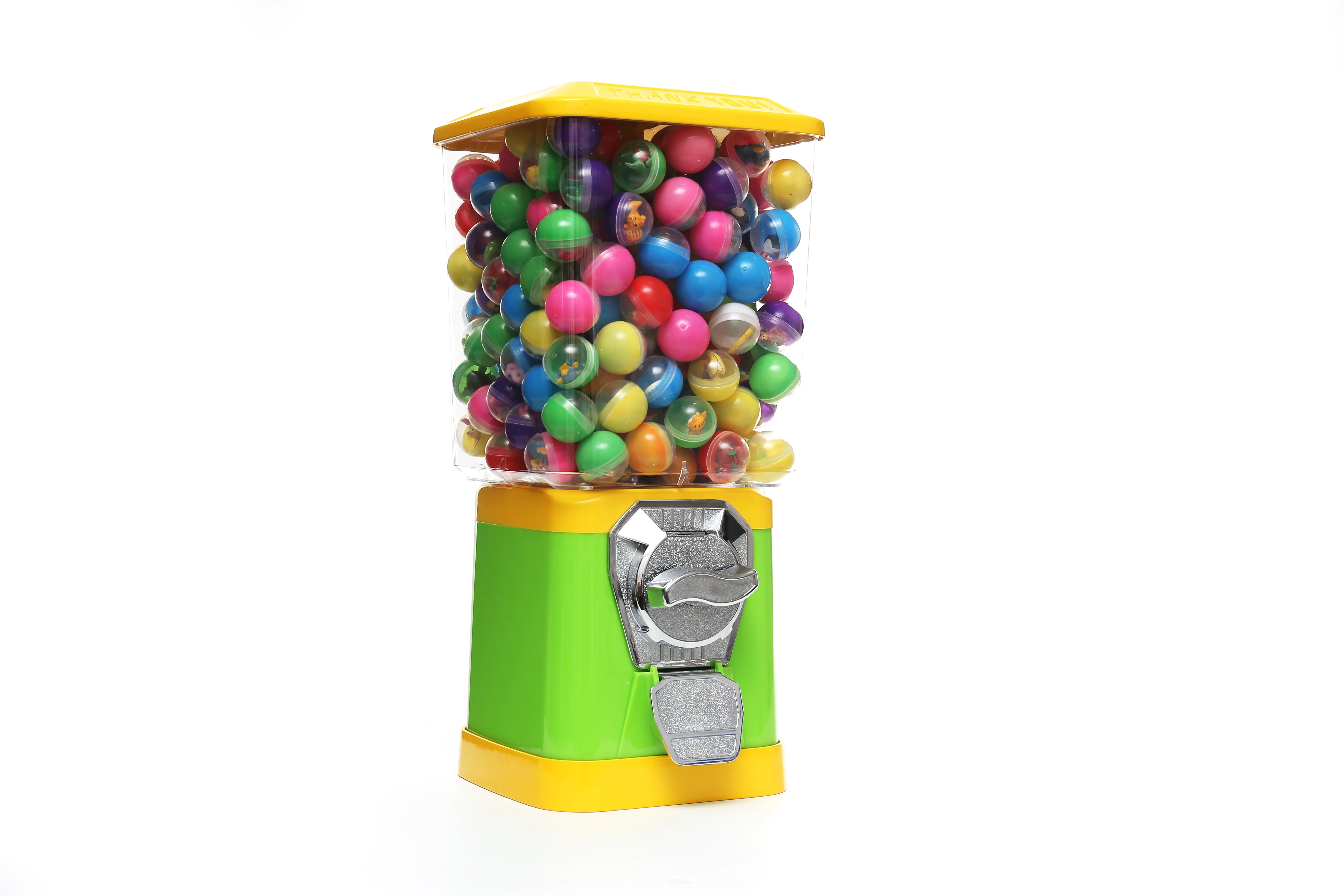 gumball machine candy dispenser capsule toys bouncy ball vending machine with stand for kids