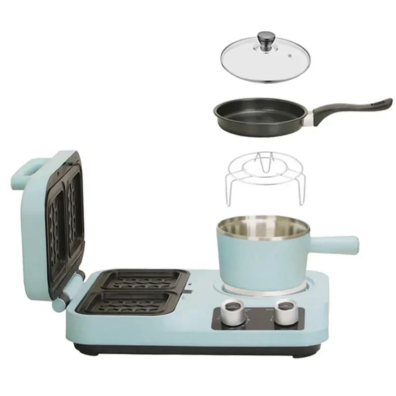 New 4-in-1 Breakfast Machine All-in-one Home Multifunctional Sandwich Maker Frying Toaster Toaster Toaster