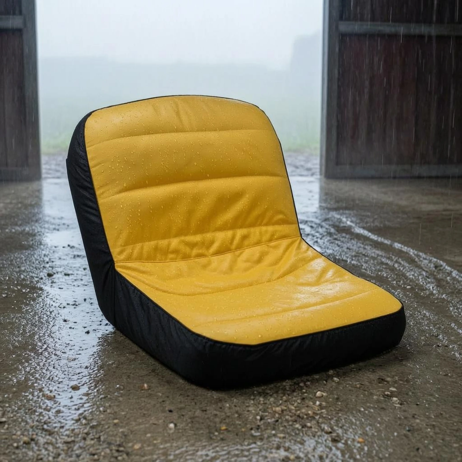 Lawn Tractor Seat Cover Padded Riding Lawn Mower Seat Cover Cushioned Easy to Clean