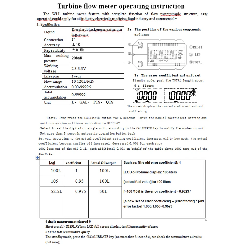 Digitaler Turbinen-Durchfluss messer Durchfluss messer 1 "npt LED-Ziffer Diesel kraftstoff Kerosin-Benzin zähler Leiterplatte Durchfluss anzeige Sensor zähler