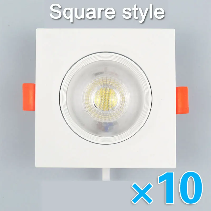 teetealy 10 Pièces LED Downlight Blanc 3