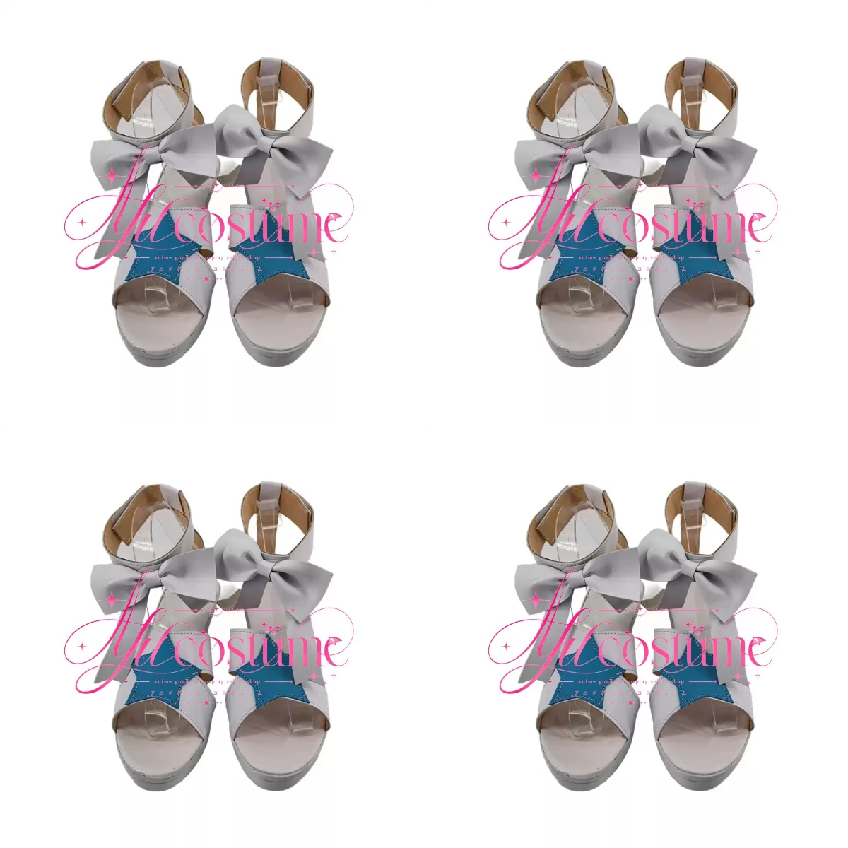 Game Role Playing Women's Shoes Honkai Lily Valley Role Playing High Heels Custom Anime Game Happy Years Boots