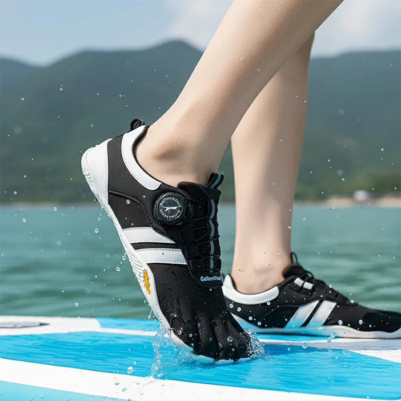 GallonShark Five-Toe Minimalist Sneakers Breathable Barefoot Shoes for Men Women Fitness Training and Daily Wear