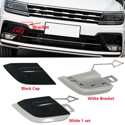 For VW Tiguan R-LINE 2019 2020 2021 Car Front Bumper Tow Hook Eye Hauling Cap Housing Shell Trailer Cover