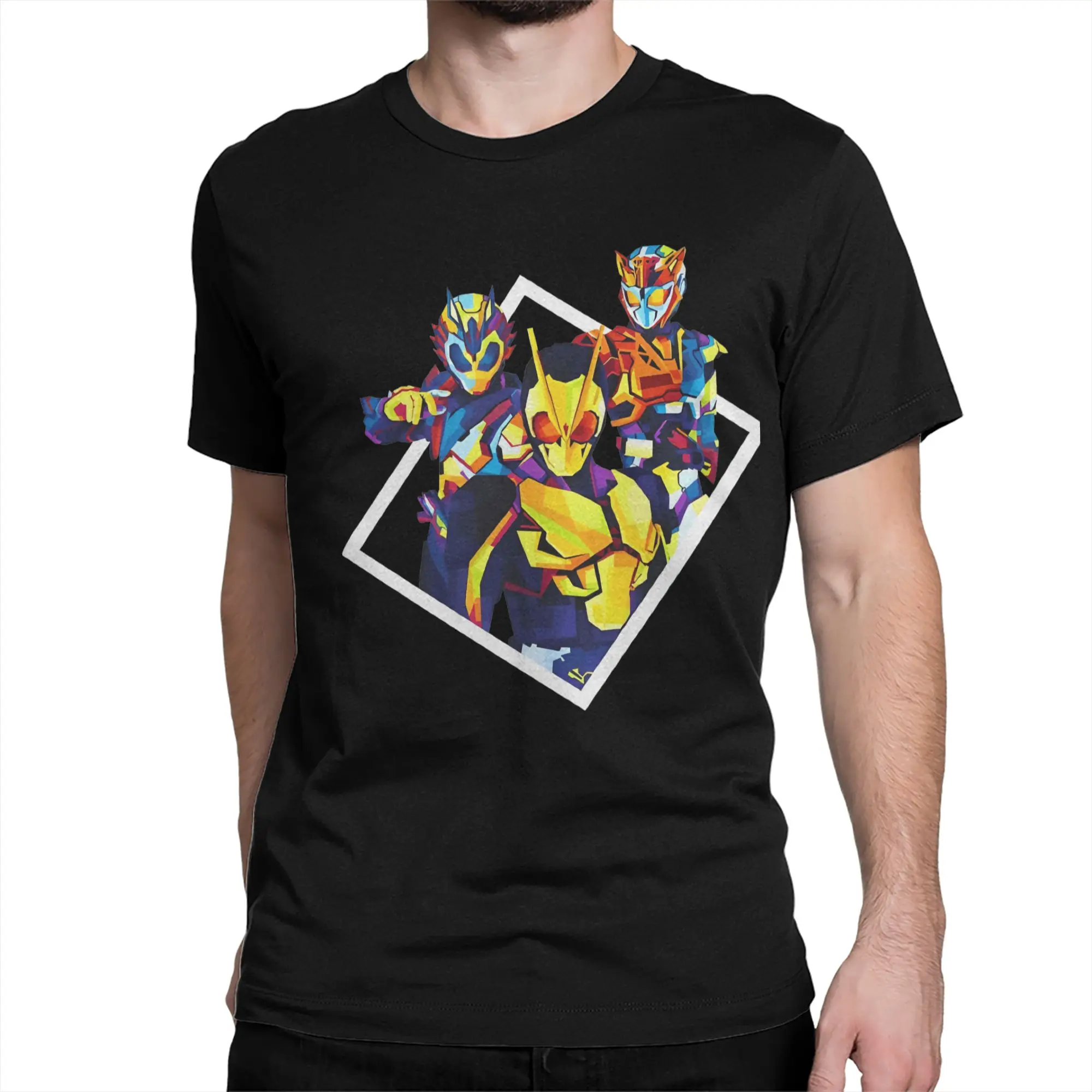 Kamen Rider Zero One Squad T Shirts Men Women Pure Cotton Fun T-Shirt Crew Neck  Tees Short Sleeve Clothes Gift