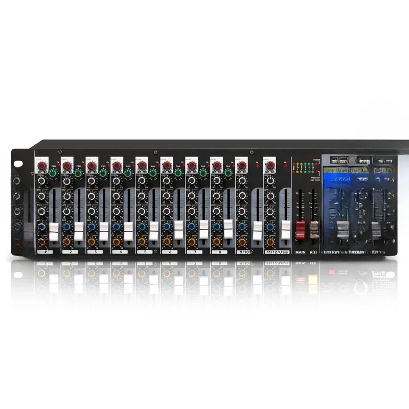 8-Way analog audio console with effect, home eight-way audio console, pure tuning