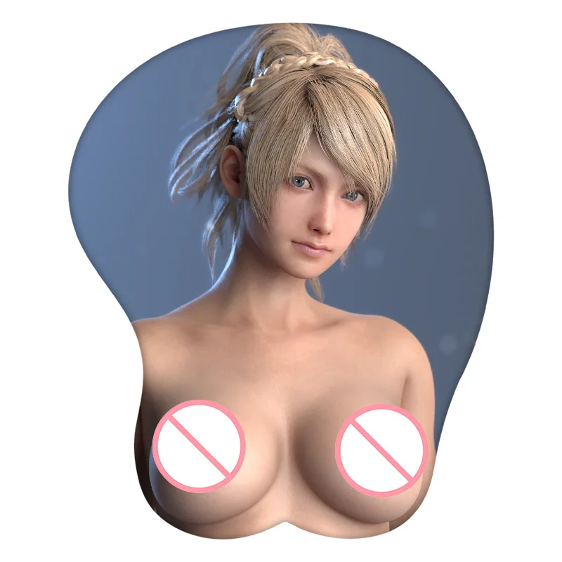 

Lunafreya Nox Fleuret 3D коврик для мышки с Аниме Коврик для мыши, силиконовый сексуальный креативный игровой коврик в подарок