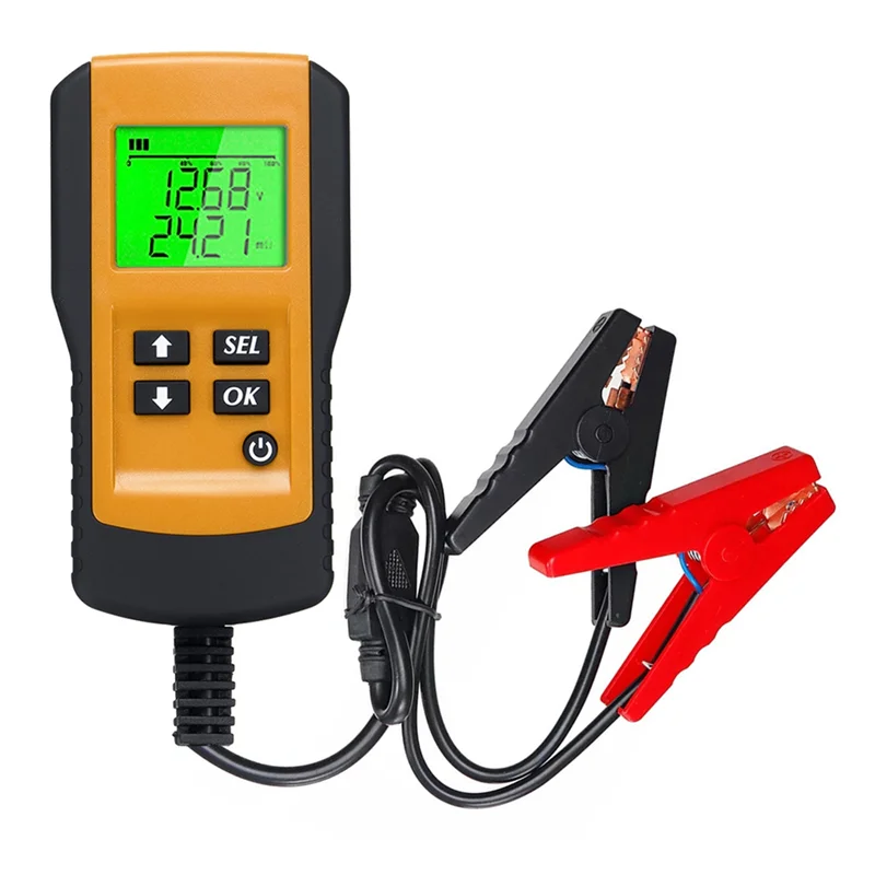 Automobile Battery Tester Internal Resistance Life Battery Current Capacity Test Instrument Ae300 Scanner Tool,Yellow