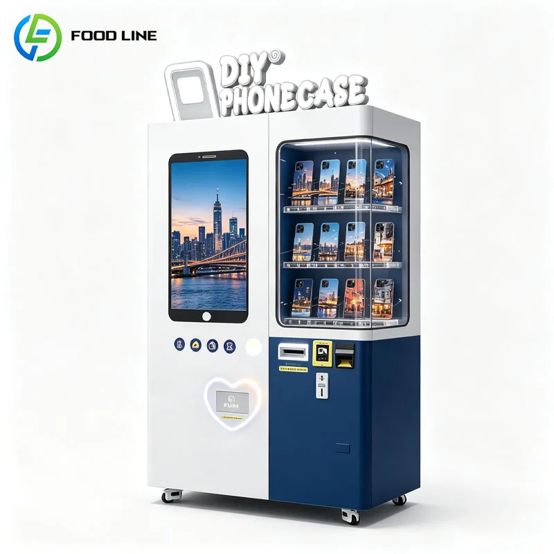 Phone Case Vending Equipment Automatic Customization Machine Touch Screen Smart Kiosk Customized
