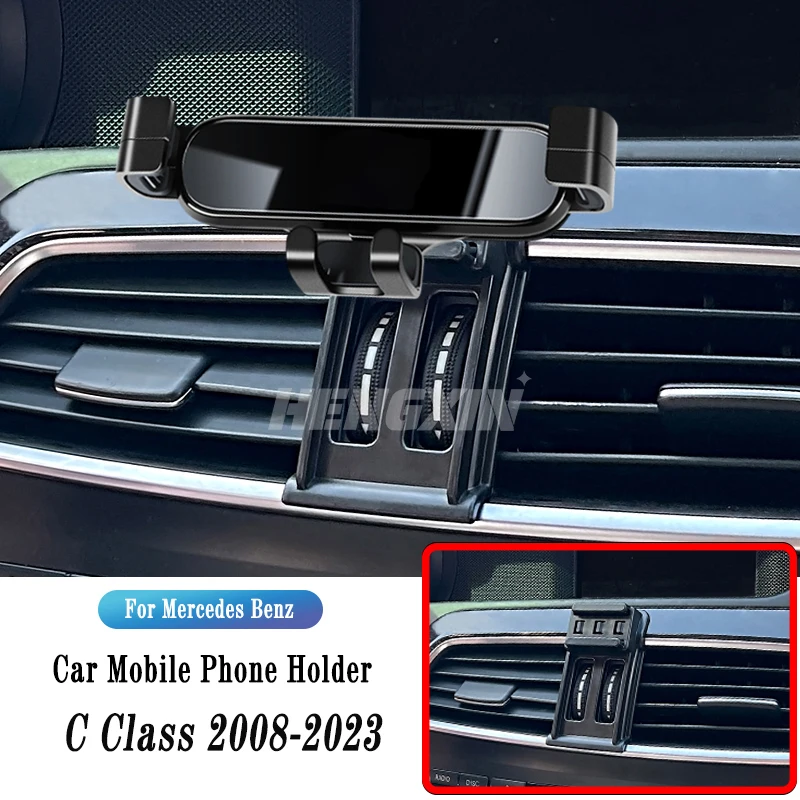 

Автомобильный держатель для телефона Mercedes Benz W203 W205 W206 C Класс 2008-2022 гравитационный навигационный кронштейн GPS подставка зажим для выхода воздуха