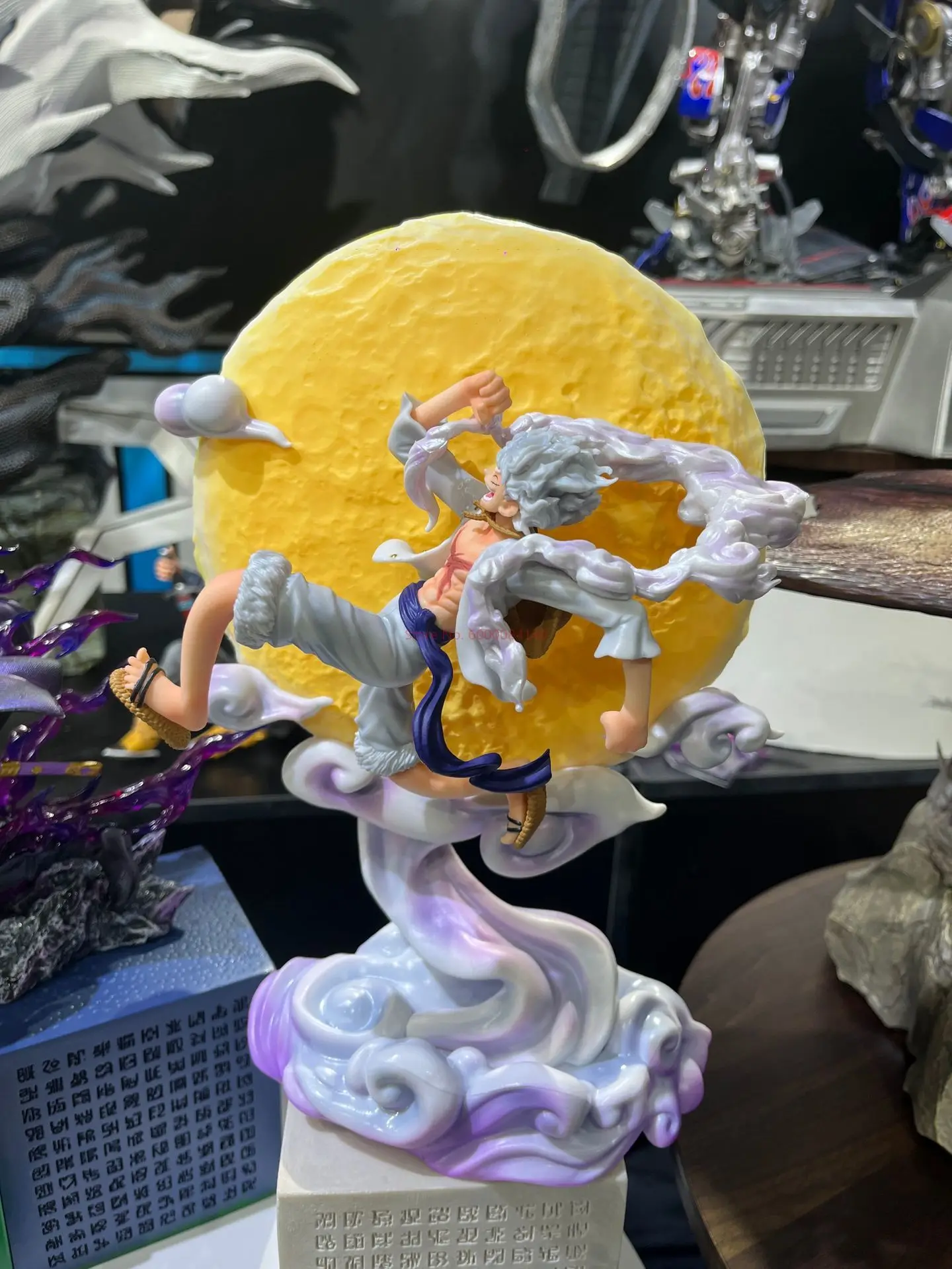 Patung Anime monyet satu bagian, D Luffy 28cm dengan tokoh aksi ringan, koleksi Model patung Gk, hadiah mainan Dekorasi Desktop