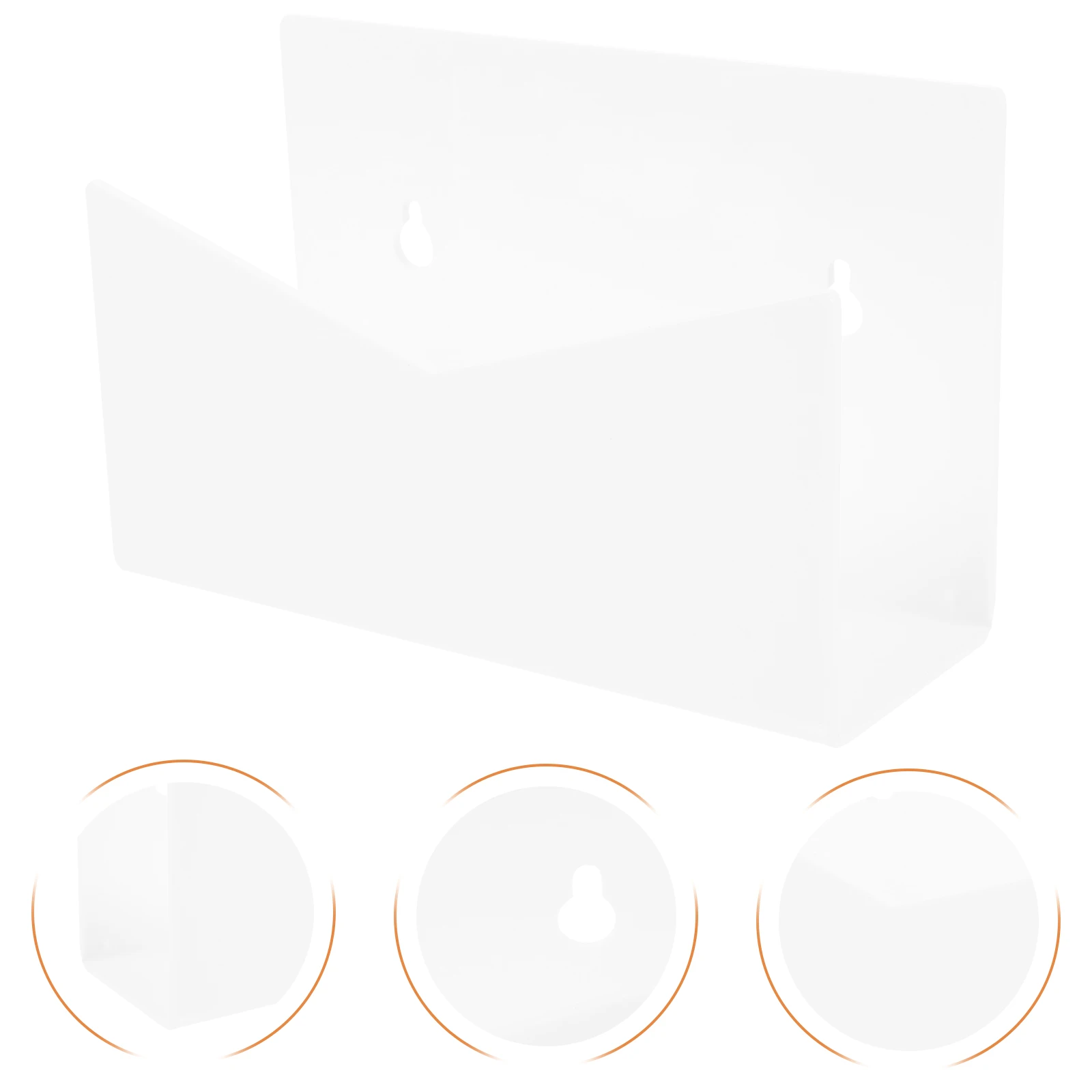 

1Set Acrylic Mail Holder Desktop Letter Organizer Clear Office Mail Sorter Stand Postcard Holder Envelope Organizer
