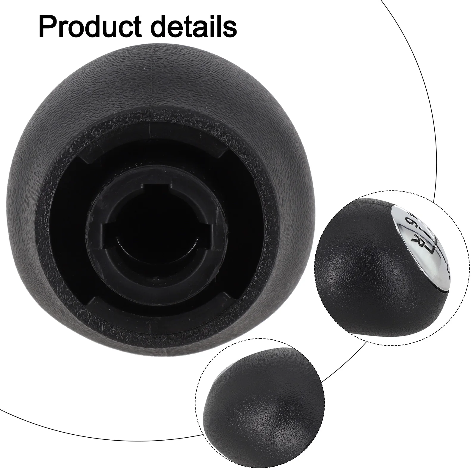 Sleek PU Leather Gear Shift Knob Designed to Fit Multiple For & For Opel Vehicles Anti Slip Thread Ensures Smooth Use
