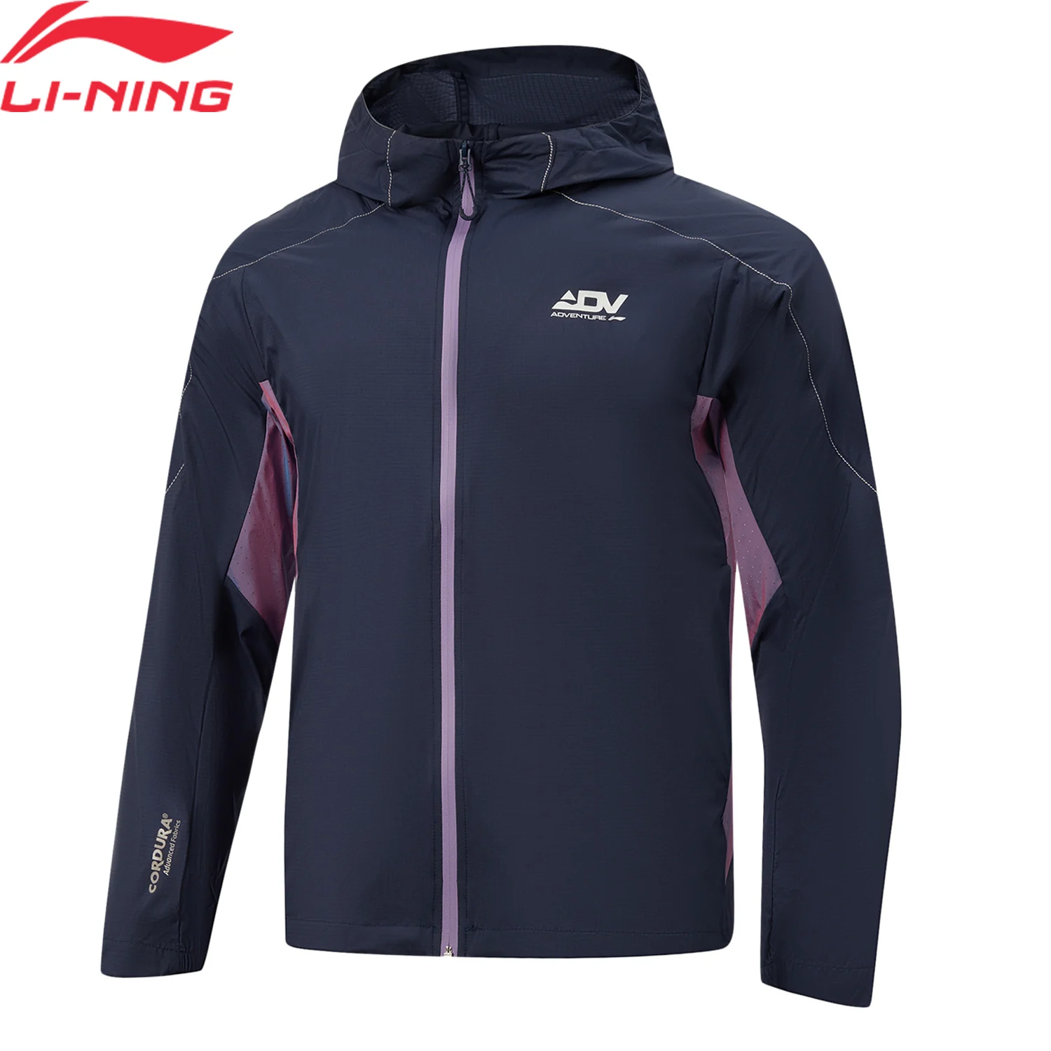 

Li-Ning Men's Professional Running Jackets LN WIND PROOF Polyamide Regular Fit Reflective LiNing Sports Hooded Coats AFYW001