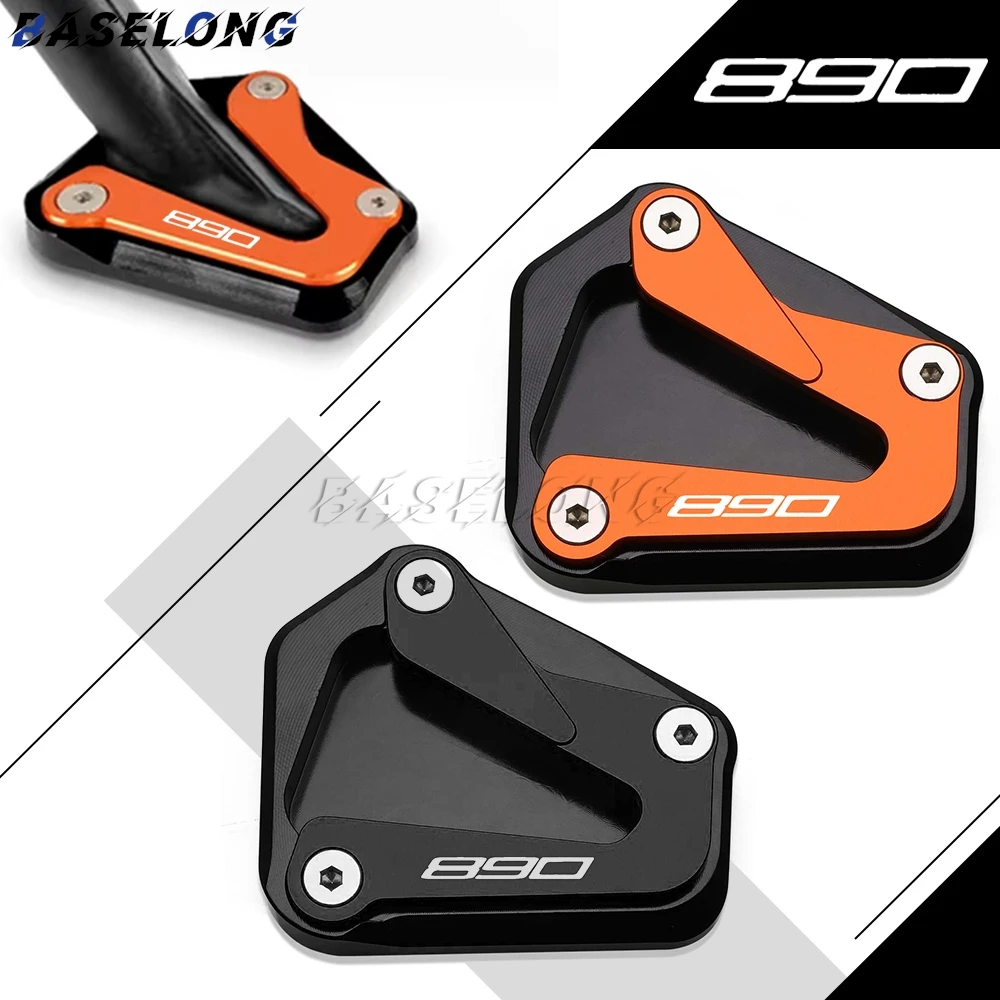 

Motorcycle Side Stand Enlarge Foot Plate Extension Kickstand Pad Antiskid For KTM 790DUKE 890DUKE 790 890 Duke L 2017-2025 2026
