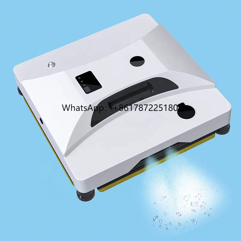 

Auto Water Spray High Efficient Smart Window Vacuum Cleaner Robot with Water tank