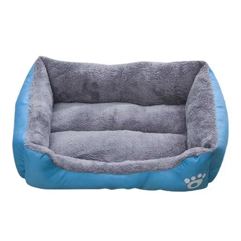 Pet Large Dog Bed Warm House Candy-colored Square Nest Pet Kennel For Small Medium Large Dogs Cat Puppy Plus Size Dog Baskets