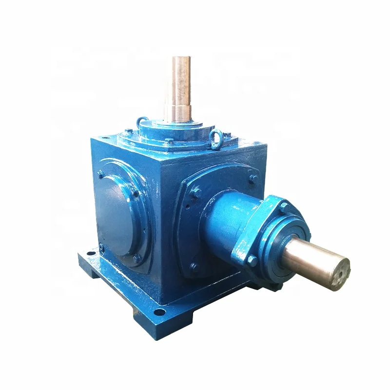 T series screw spiral bevel gearbox steering gear box