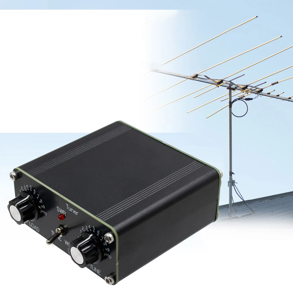 

HAM Radio Tuner QRP Manual Antenna Tuner BNC Connector For Easy Connection Compact Portable Antenna Tuner Portable Outdoor Use