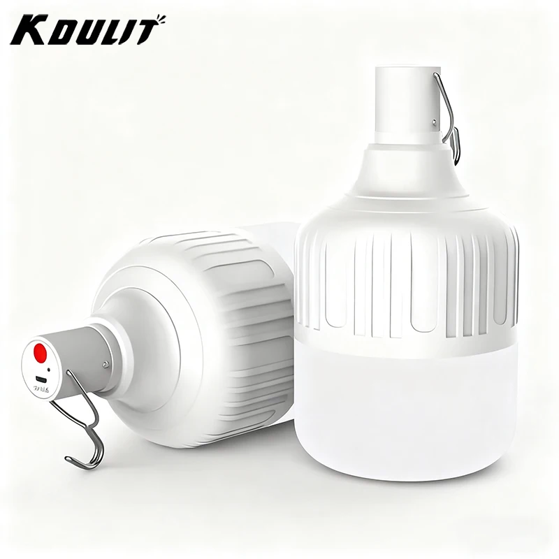 Rechargeable LED Work Light,Portable Emergency Bulb w/Multiple Modes,Indoor Reading Lamp,Camping Tent Lighting,Outdoor Hanging