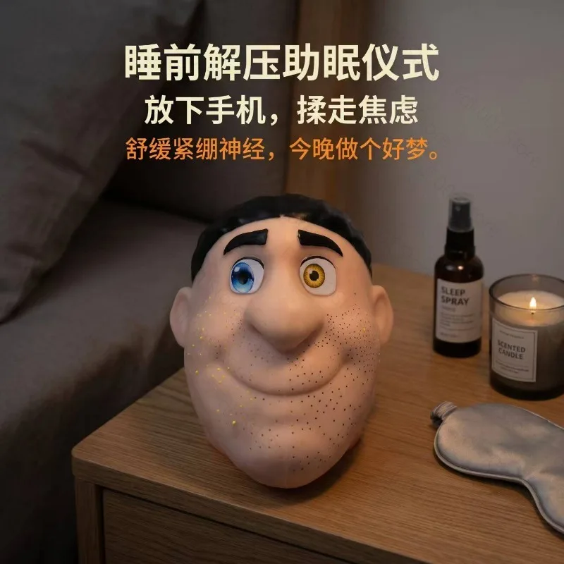 Acne Squeezing Simulation Toy Decompression Artifact Big Head Model Clip for Stress Relief And Anxiety Relief
