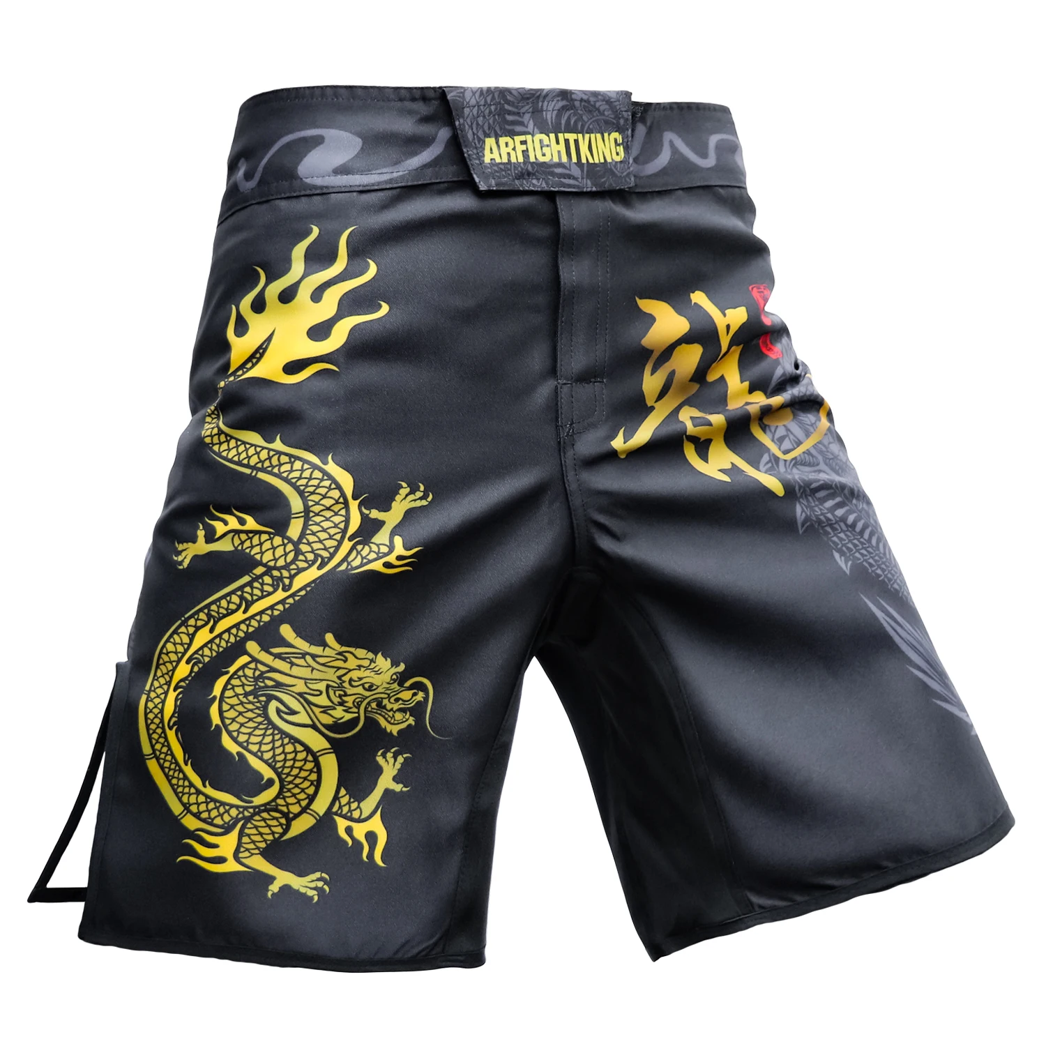 MMA Dragon Warrior Sports Fighting Training Shorts Jujutsu Quick Dry Durable Fitness Competition Muay Thai Outdoor Bicycle