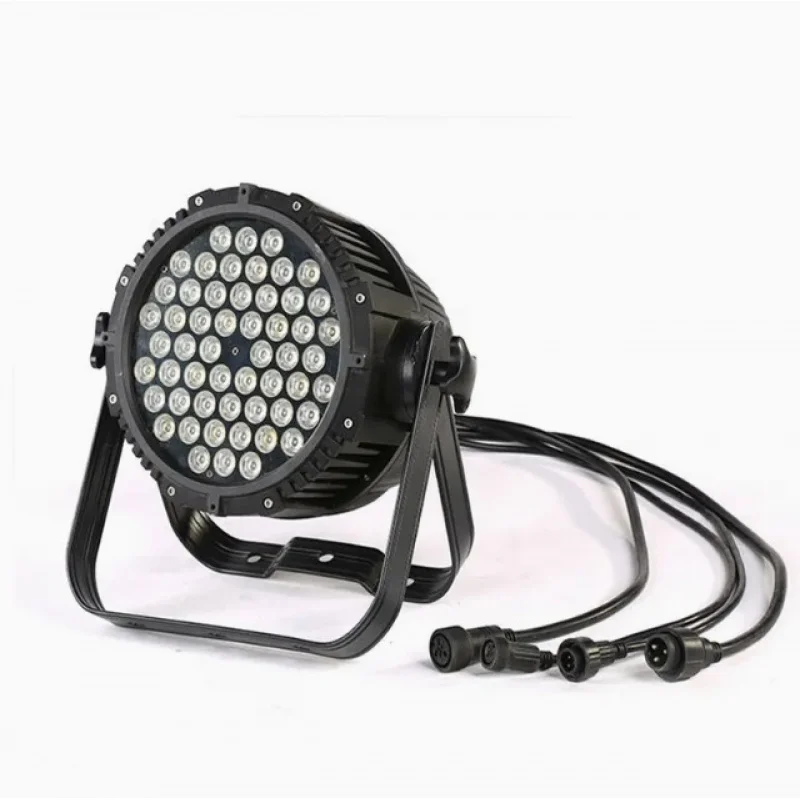 

Tiitee Outdoor 54X3W Slim LED PAR Light DMX512 Control IP65 Rated Waterproof RGBW for Disco Party Night Club DJ Events