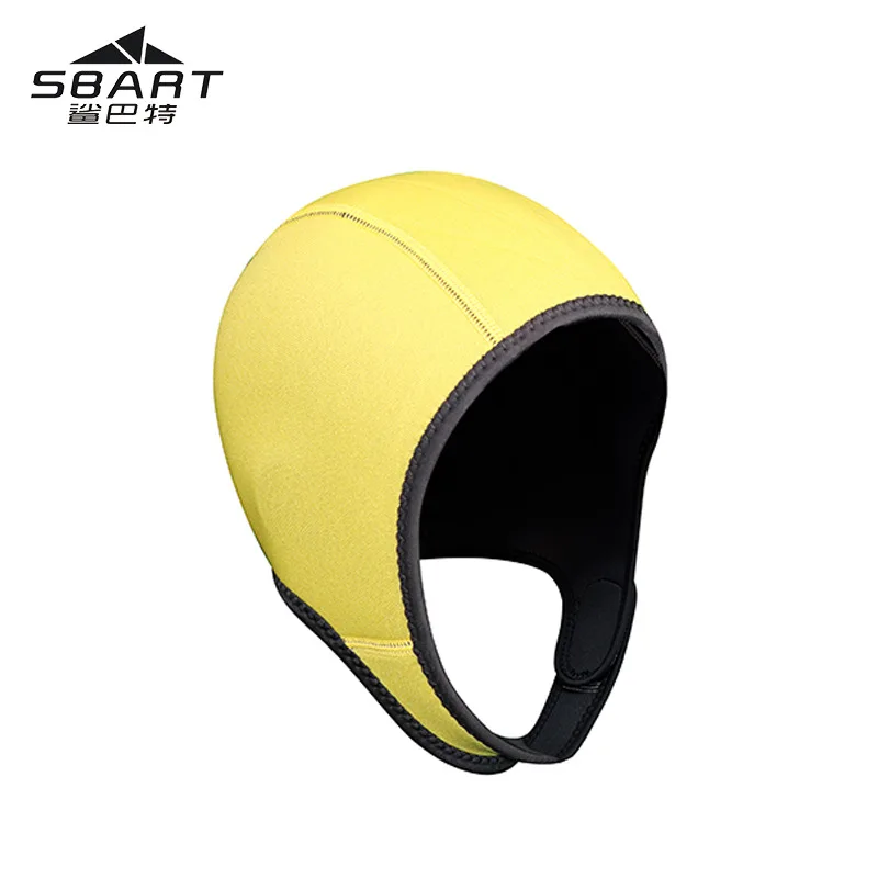 Capô De Mergulho, 2.5mm Neoprene Thermal Diving Cap, Stretchable Surf Swimming Cap Com Chin Strap para Adultos/Crianças