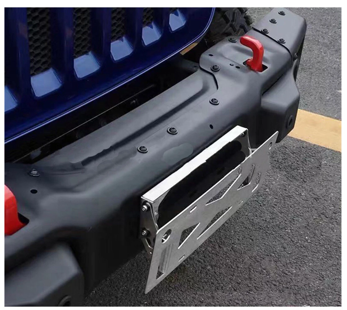 MOVOTOR Front License Plate Folding Frame Conversion Bracket For General Auto Parts Installation Suitable For Various Car Models - view 2