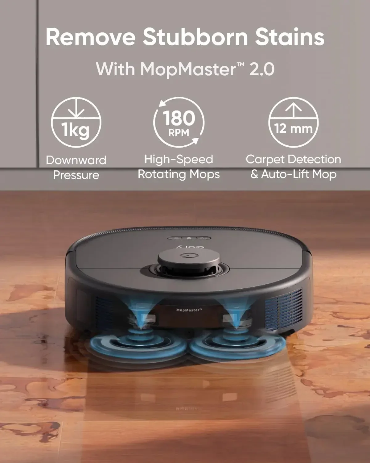 Eufy-Robot aspirateur et vadrouille X10 Pro Omni, aspiration 8,000 Pa, vadrouille pour touristes, levage automatique de 12mm, détection de tapis, obstacle AI