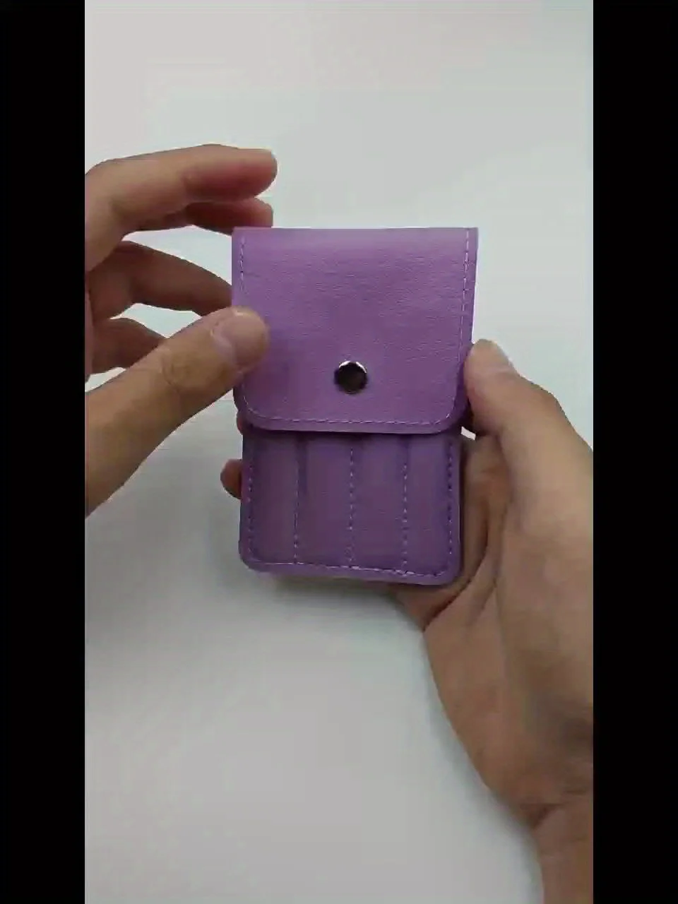 Ensemble de pincettes à sourcils en acier inoxydable, avec rangement, outils de maquillage violets pour extensions de cils, façonnage des sourcils et épilation, 4 pièces