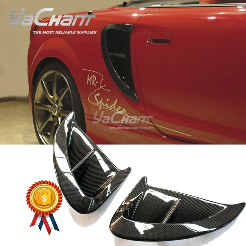

Car-Styling Carbon Fiber CF ZZW30 AB-Flug Style Rear Fender Side Air Intake Duct Fit For 1999-2007 MR2 MR-S