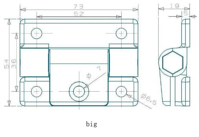 6pcs Plastic Z Shape Adjustable Torque Damping Hinge Stop Random Gemel Black White Positioning Angle Hinge  adjustable  Hinge