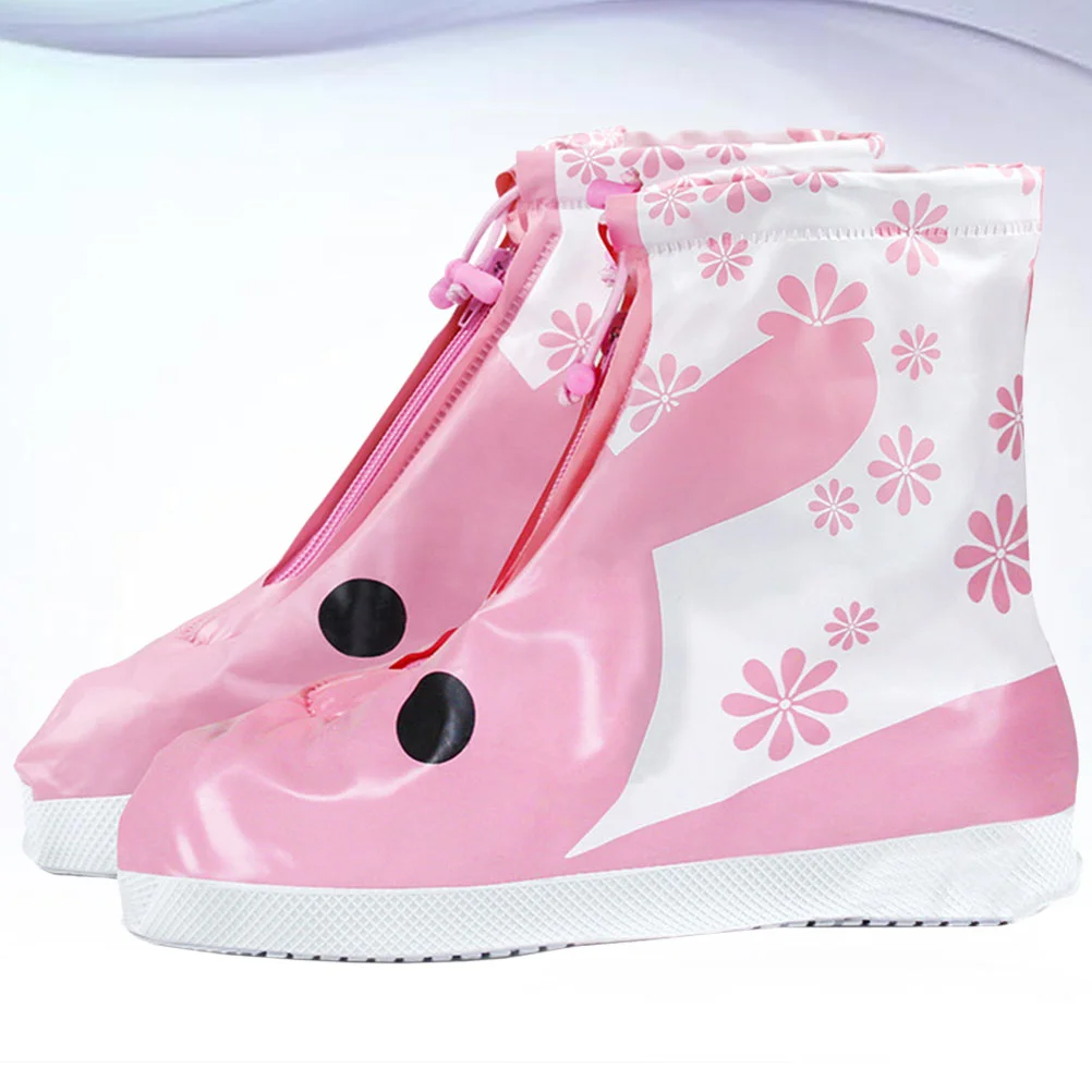 Couvre-bottes de pluie imperméables pour enfants, couvre-chaussures pour filles, équipement pour enfants