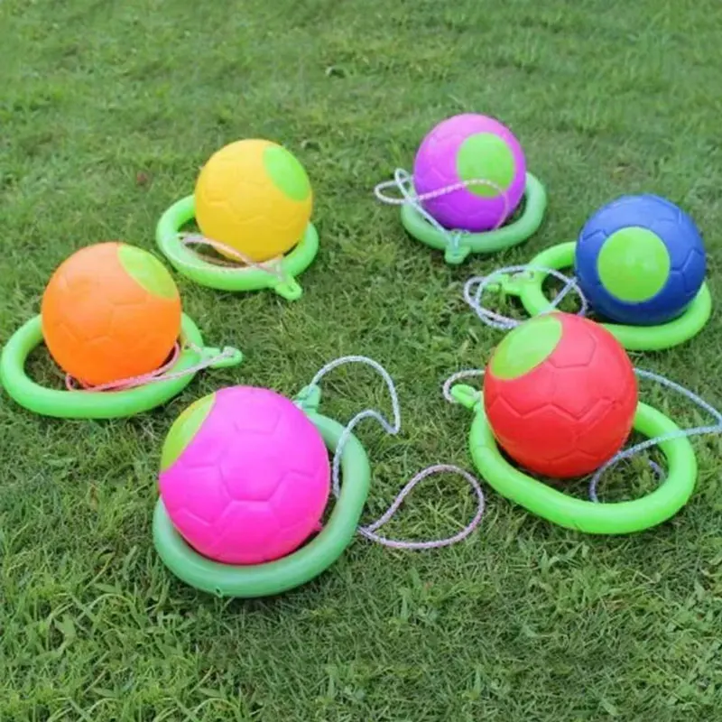 Bola de pular infantil colorida, bola de pular, brinquedos divertidos ao ar livre, bola de balanço, equilíbrio, brinquedo clássico de pular