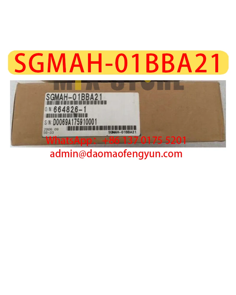 

SGMAH-01BBA21 Совершенно новый серводвигатель, SGMAH 01BBA21, быстрая доставка