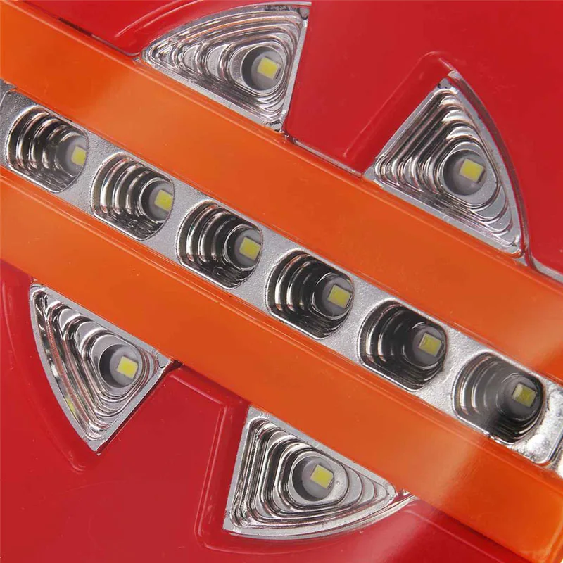 2PCS LED Truck Trailer Tail Lights Waterproof Flow Running Turn Signal Brake Stop Light Pickup Rear Light Tractor Taillights