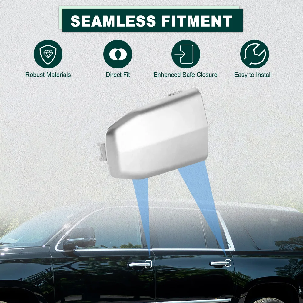 

13596115 Car Front Outside Door Handle Lock Cylinder Cover Cap For Cadillac Escalade Base Luxury Platinum ESV ESV