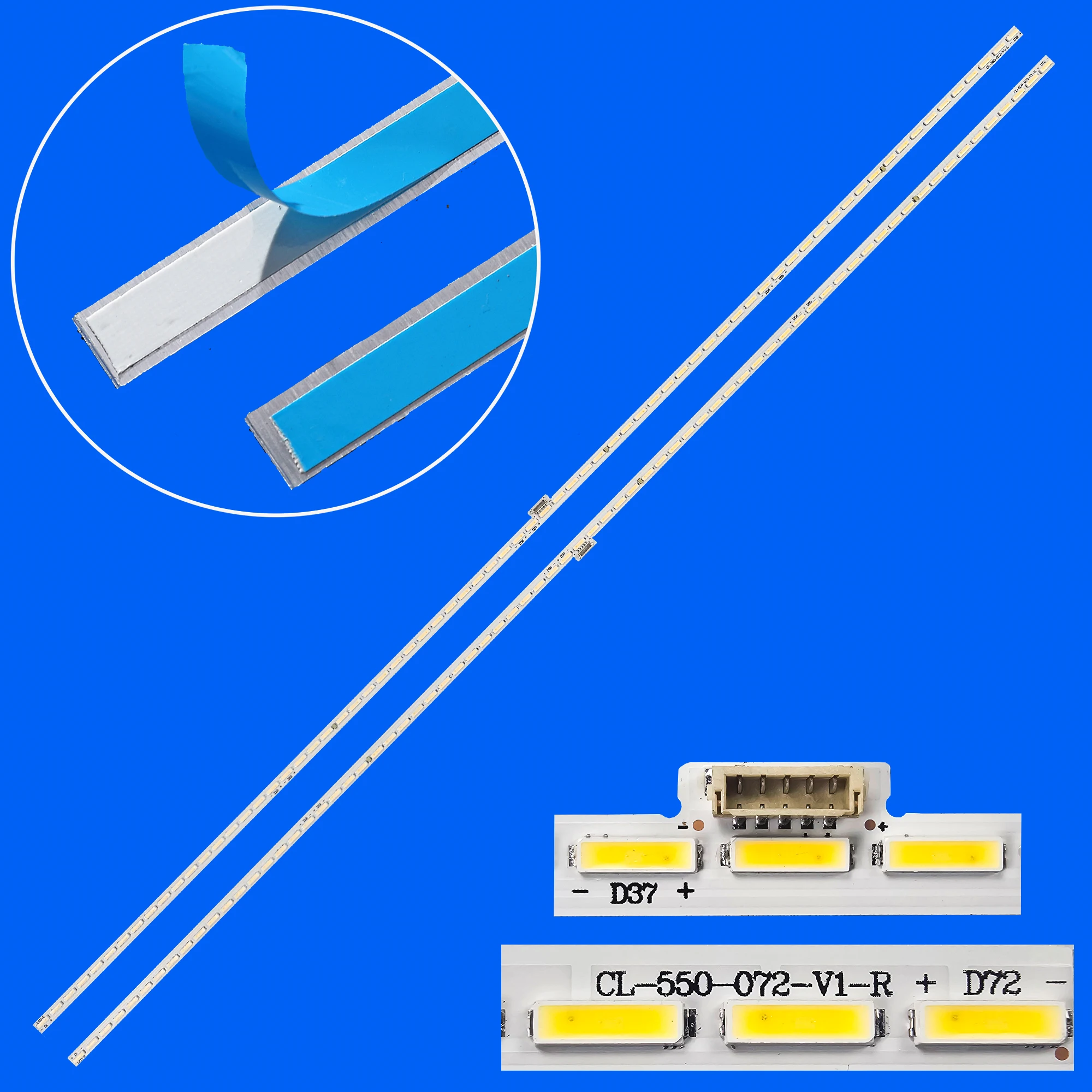 

LED backlight Strip For 55inch 55PUS7101/12 55PUS7601 55PUS7181 55PUS71010A 55HFL7011T/12 CL-550-072-V1-L CL-550-072-V1-R