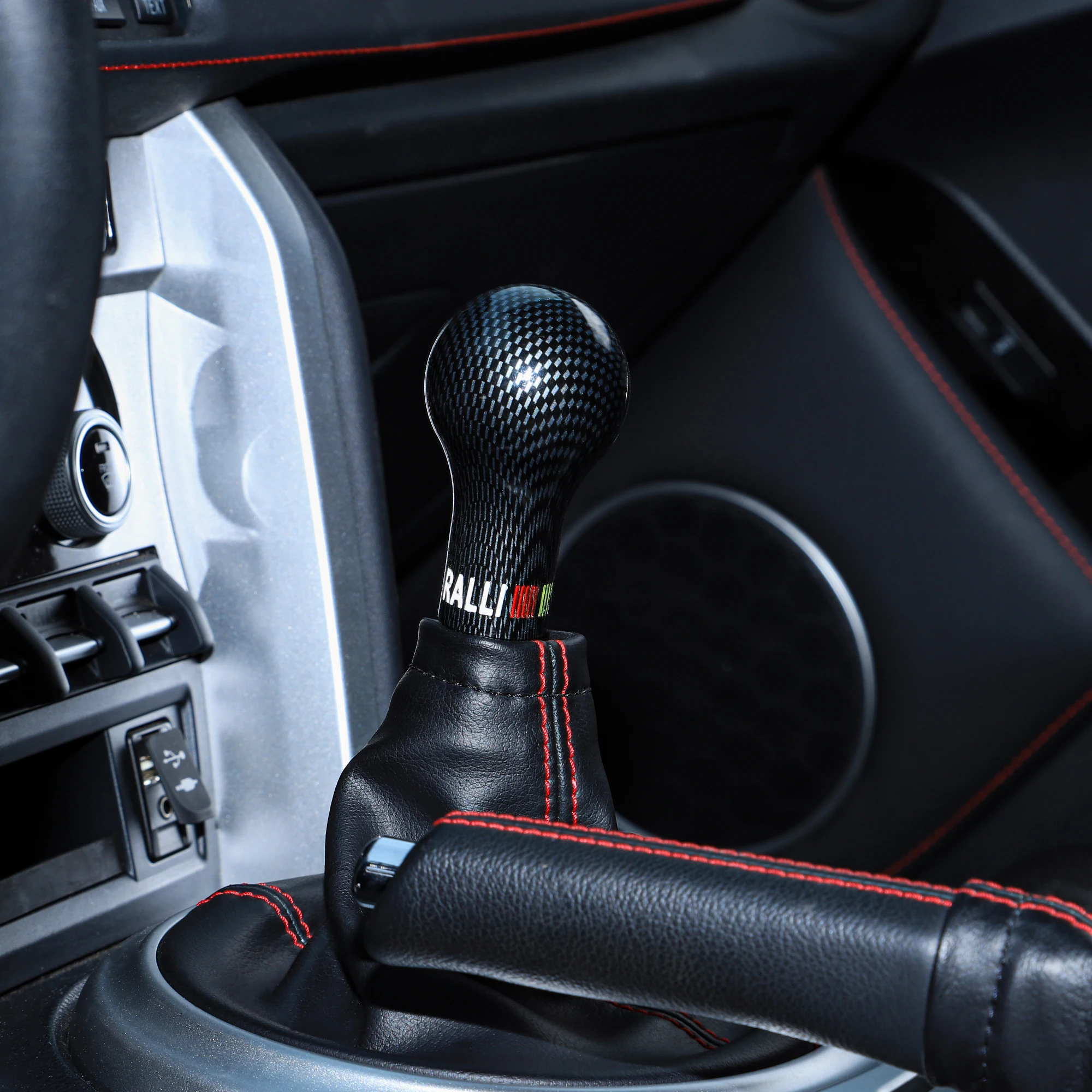 RALLIART 5/6 Speed Auto Gear Shift Knob Car Manual Transmission (MT) for Mitsubishi