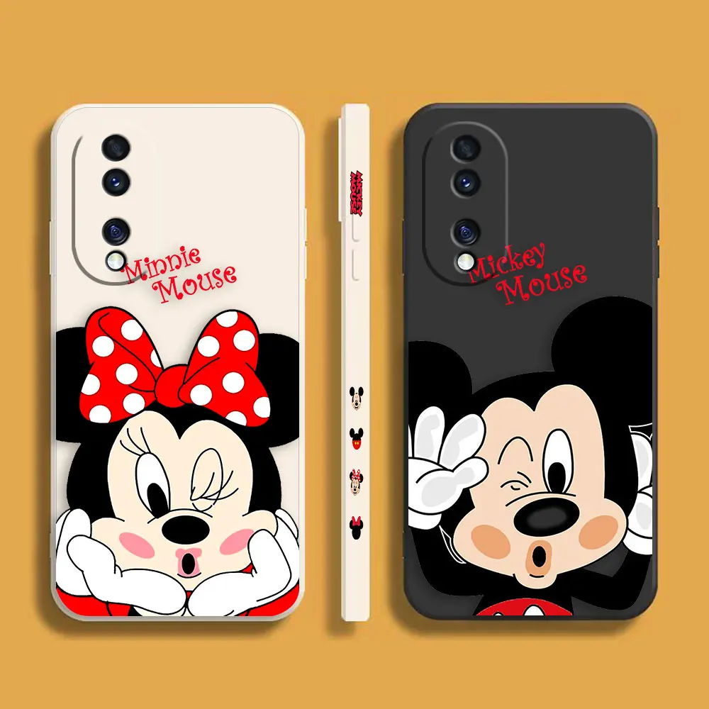 M-Minnie M-Mickey Mouse Phone Case For Huawei Y7 Y7A Y7P Y8P Y9 Honor 8X 9 9X X9A 10 10i 20 50 70 90 LITE PRO Case Funda Shell