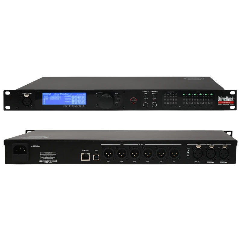 Audio Processor 3 in 6 Out Speaker Management System Pro Audio Equipment Processing System Sound System