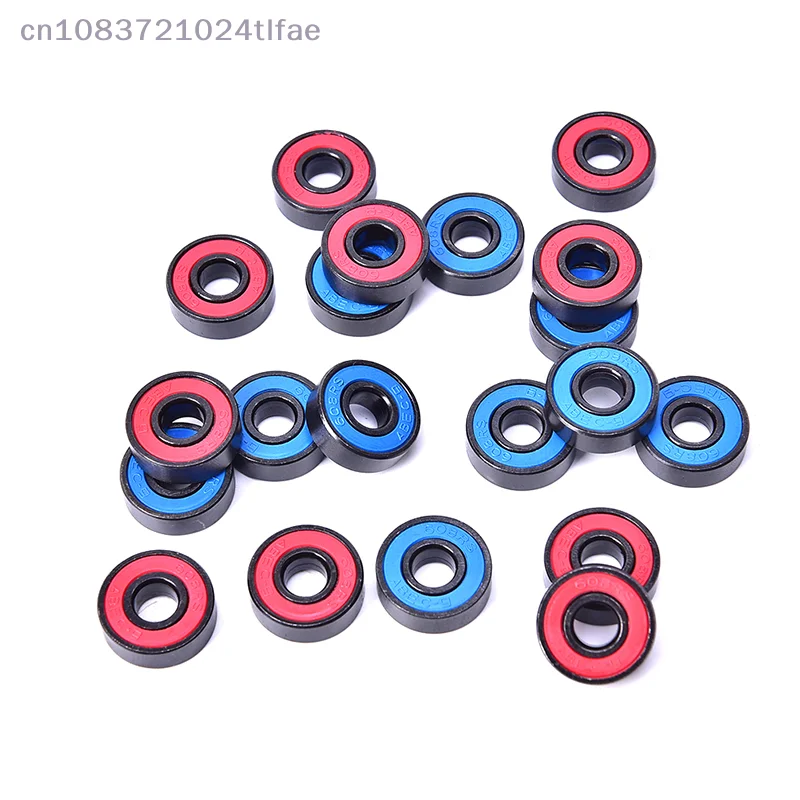 {YY30} 10 Pcs/set 608 2RS Bearing Deep Groove Steel Sealed Ball Bearings 608RS 608-2RS