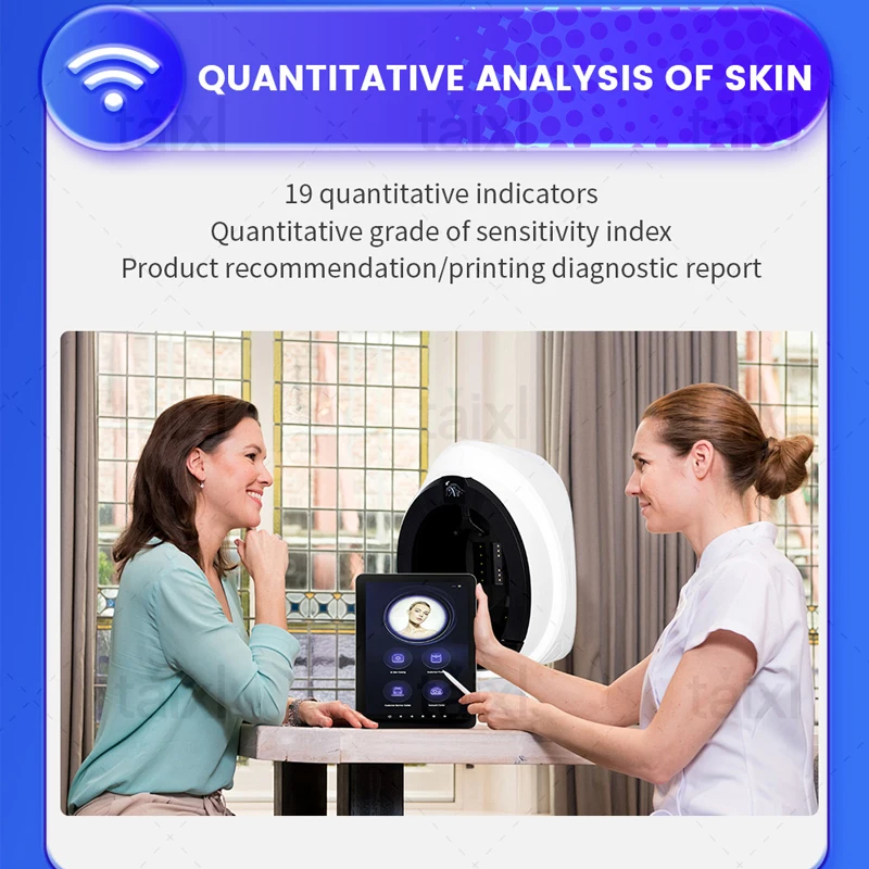

36 Million High-definition Pixel Facial Skin Analyzer Facials Equipment 9 Spectral Imaging Technology Smart Testover Big Data