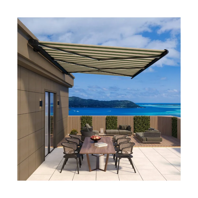

Retractable folding arm awning window sunshade aluminum outdoor awning modern outdoor furniture aluminum alloy patio waterproof