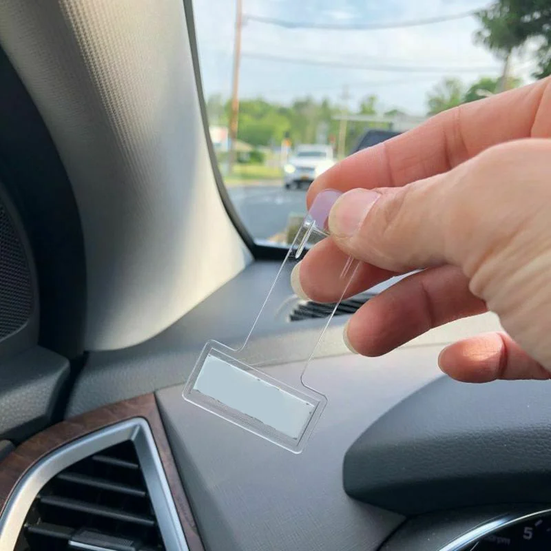 Sujetador de Clip de billete de estacionamiento de coche, soporte de billete de tarjeta de licencia, sujetador de vidrio de parabrisas de ventana de