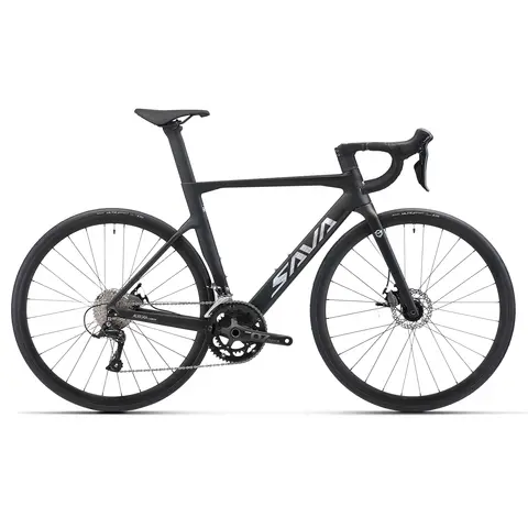 SAVA R08-R3000 700C Adult Bike Road Bike Carbon Fiber Frame With Shimano 105 22 Speed Integrated Handlebar Disc Brakes