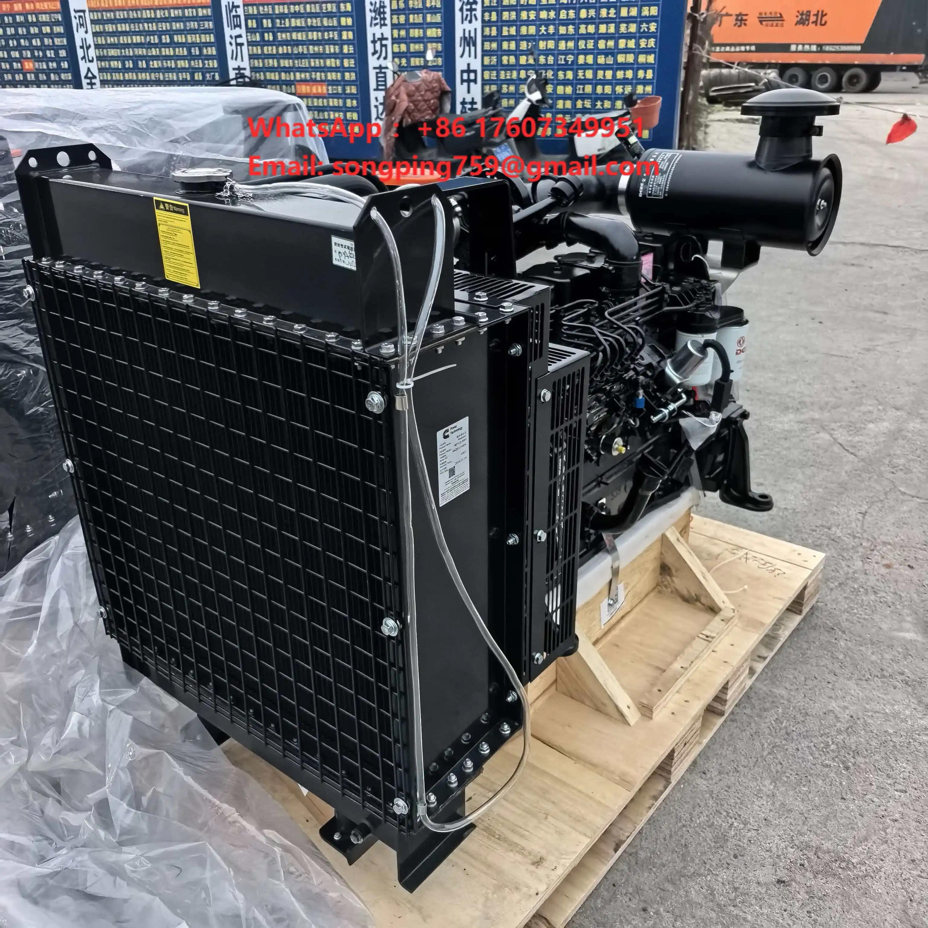 Genuine 6BT5.9-G1  Engine for Earthmoving Machinery, Backup Generators, and Agricultural Equipment