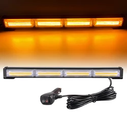 COB Police Signal Light LED Traffic Adviser Car Emergency Warning Strobe Lights Bar Yellow Red Blue Vehicle Flashing Lamp Beacon